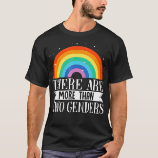 There are More than 2 Genders LGBTQ1 T-Shirt