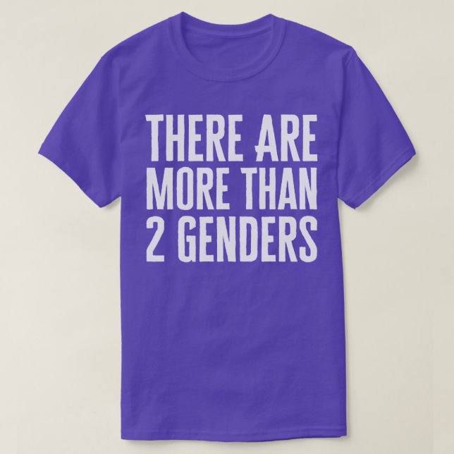 There Are More Than 2 Genders T-Shirt (Design Front)