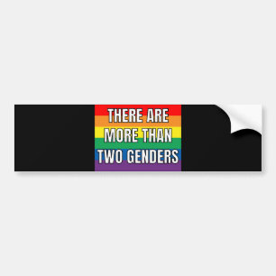 There Are More Than Two Genders Bumper Sticker