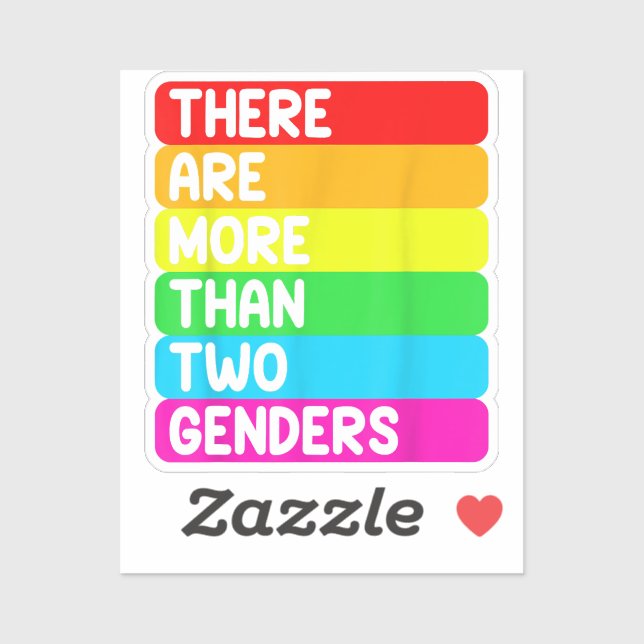 There are more than two sexes of LGBTQ rainbow fla (Sheet)