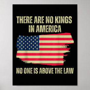 There Are No Kings In America, 2024 Us Flag  Poster