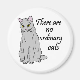 There Are No Ordinary Cats Magnet