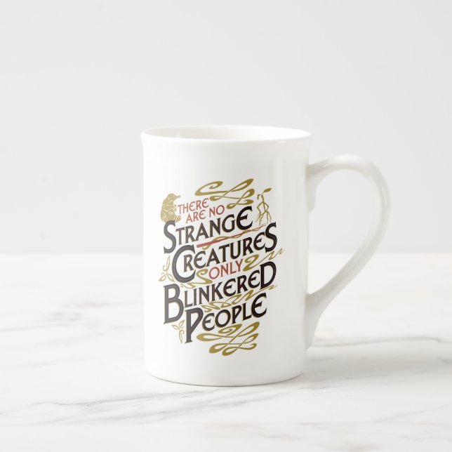 There Are No Strange Creatures Bone China Mug (Right)