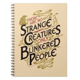 There Are No Strange Creatures Notebook