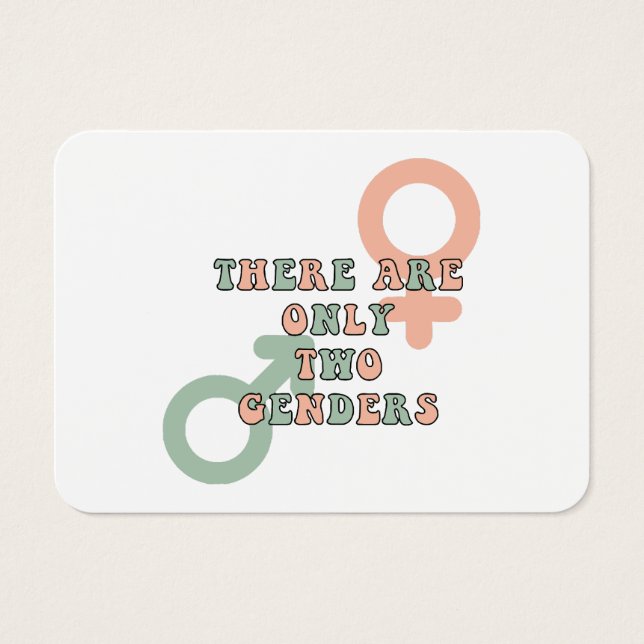 There Are Only Two Genders (Front)