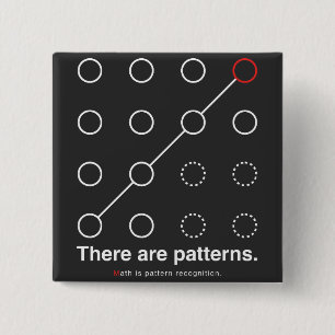There_are_patterns 15 Cm Square Badge