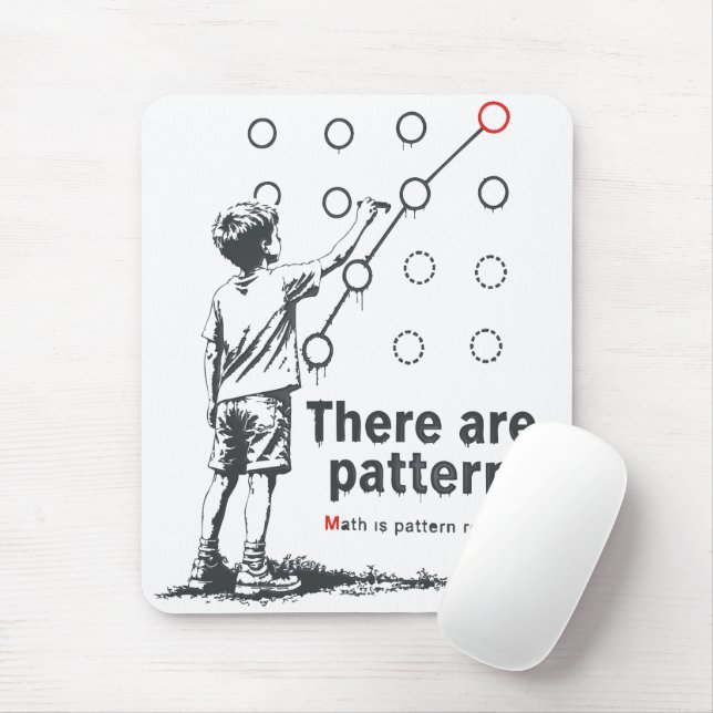 There_are_patterns Mouse Mat (With Mouse)
