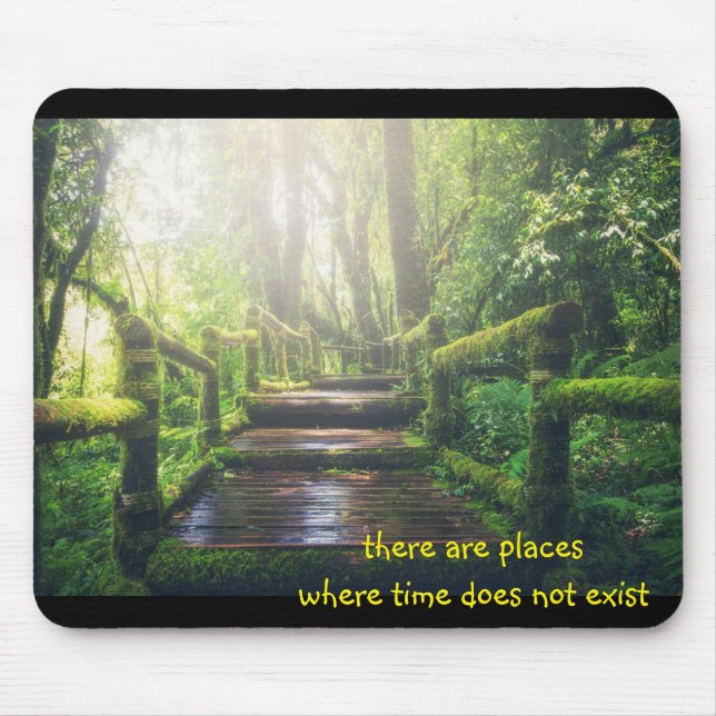 There are places where time does not exist - mouse mat (Front)