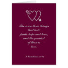 There are three things that last: faith, hope a...