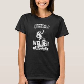there are two types of people welder Job Premium T-Shirt