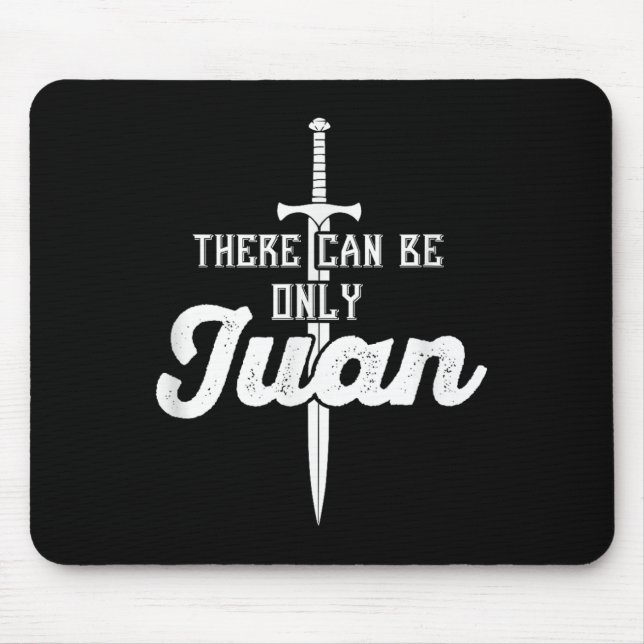 There Can Only Be Juan Shirt Cinco De Mayo Sword T Mouse Mat (Front)