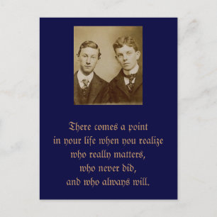 There comes a point in your life when you realise postcard