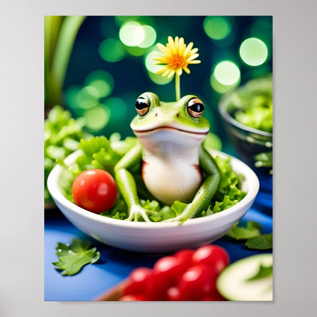 There Is A Frog In My Salad Poster (Front)