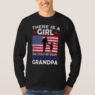There Is A Girl She Stole My Heart She Calls Me Gr T-Shirt