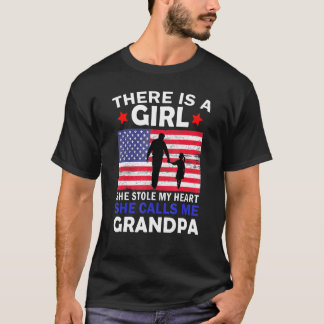 There Is A Girl She Stole My Heart She Calls Me Gr T-Shirt