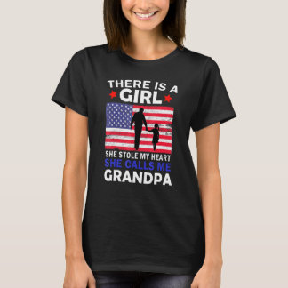 There Is A Girl She Stole My Heart She Calls Me Gr T-Shirt