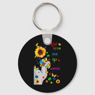 There Is A Kid With Autism shirt is a great gift f Key Ring