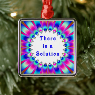 There is a Solution Inspiration Vibrant Design Metal Tree Decoration