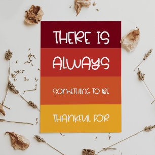 There is always something to be thankful for holiday card