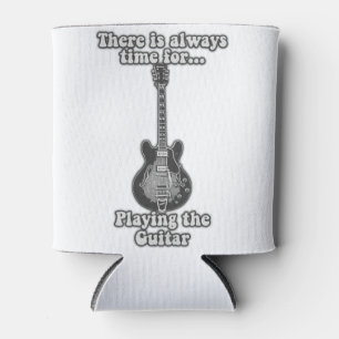 There is always time for playing the guitar. B&W Can Cooler