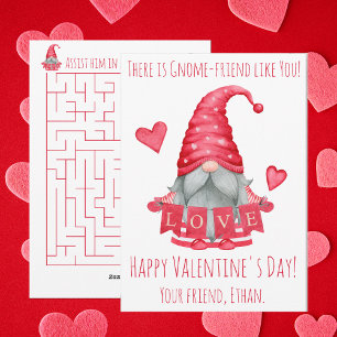 There is gnome-friend like you, Classroom V-Day Holiday Card