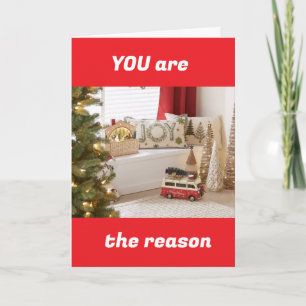 THERE IS JOY IN MY LIFE BECAUSE OR "YOU" HOLIDAY CARD