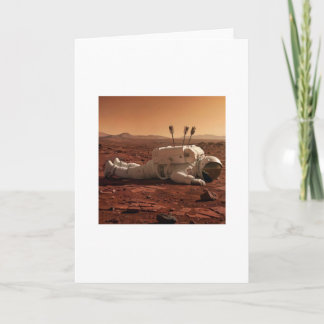 THERE IS LIFE ON MARS CARD