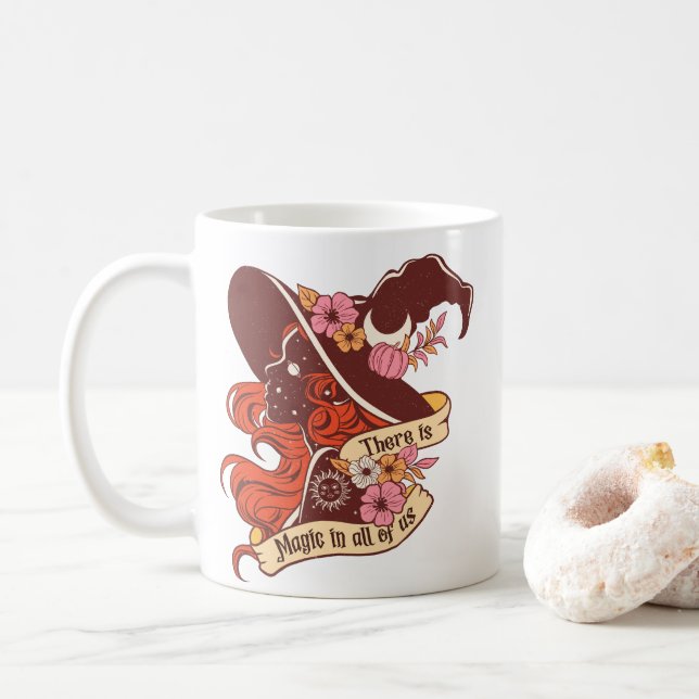 There Is Magic In All of Us Halloween Coffee Mug (With Donut)