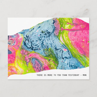 "There Is More To You Than Yesterday" Postcard