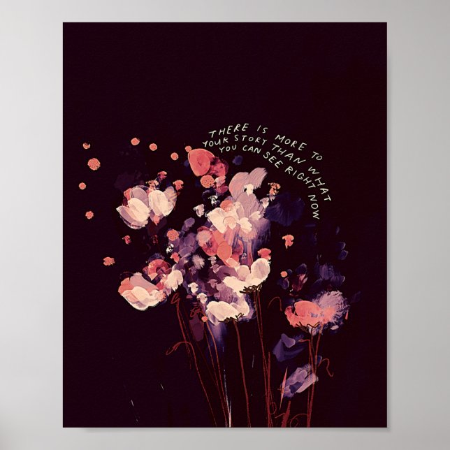 There is more to your story - inspirational quote poster (Front)