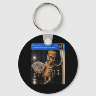 There Is Motion At Front Tung Tung Tung Sahur Key Ring