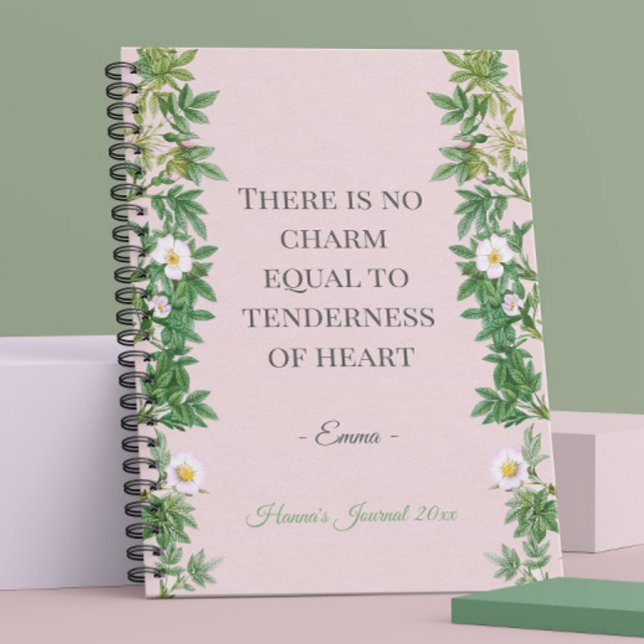 "There Is No Charm Equal to Tenderness of Heart" Notebook (Creator Uploaded)