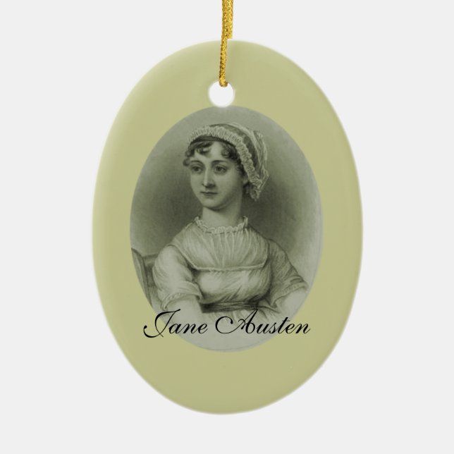 There is No Charm..Jane Austen Ornament (Front)