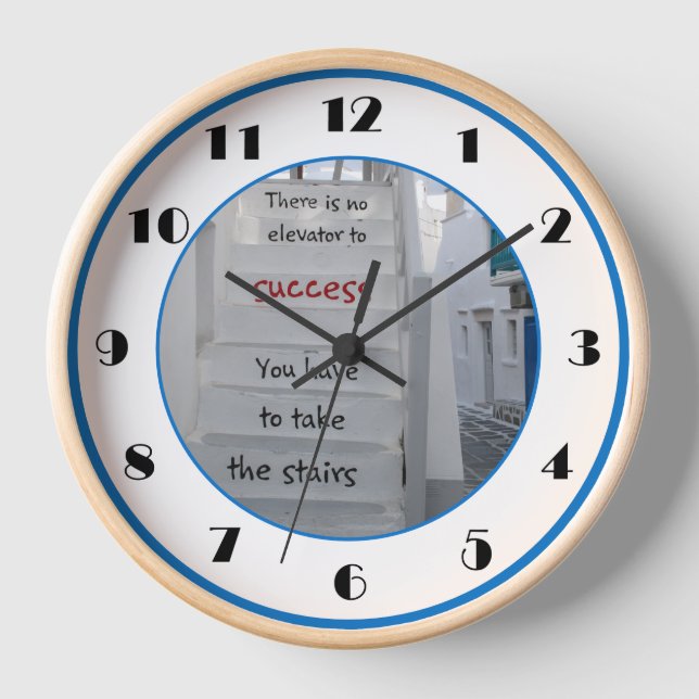 There is no elevator, take the stairs clock (Front)