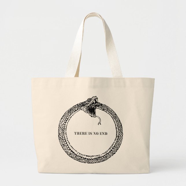 There Is No End Large Tote Bag (Front)
