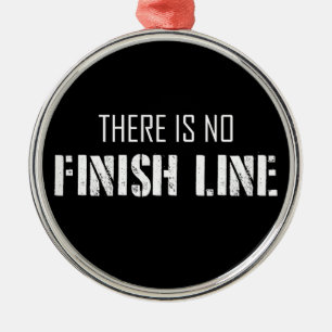 There Is No Finish Line Metal Tree Decoration