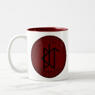 There Is No IGGPPCamp Lake Monster Two-Tone Coffee Mug