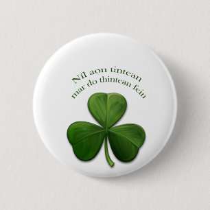 There is no place like home 6 cm round badge