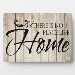 There is no place like home plaque