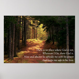 There is no place where God is not Poster
