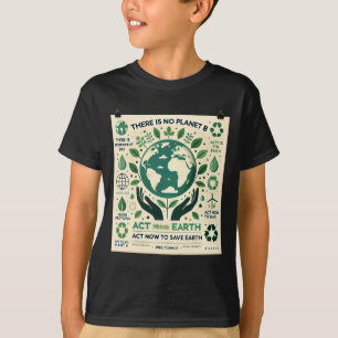 There Is No Planet B Act Now To Save Earth T Shirt