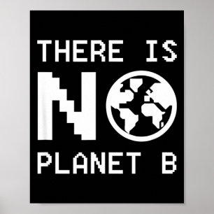 There Is No Planet B Awareness Environmental Activ Poster