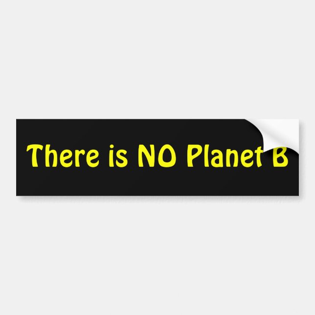 There is NO Planet B Bumper Sticker (Front)