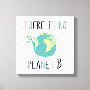 There Is No Planet B Canvas Print