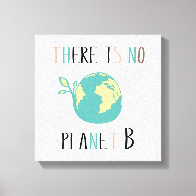 There Is No Planet B Canvas Print (Front)