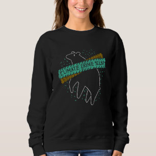 There Is No Planet B Climate Crime Scene Polar B Sweatshirt