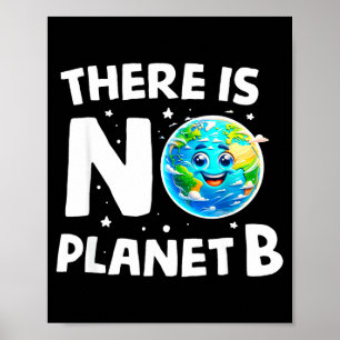There Is No Planet B Earth Climate Awareness Poster