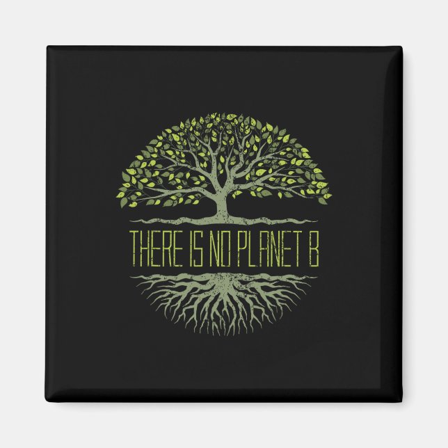 There Is No Planet B Earth Day 3  Magnet (Front)