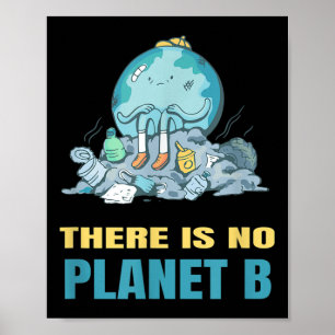 There Is No Planet B Earth Nature Environmental Pr Poster