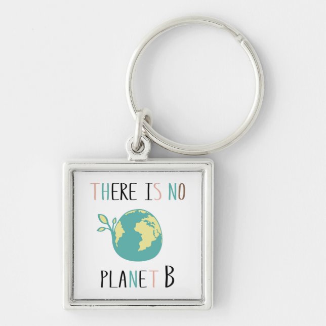 There Is No Planet B Key Ring (Front)